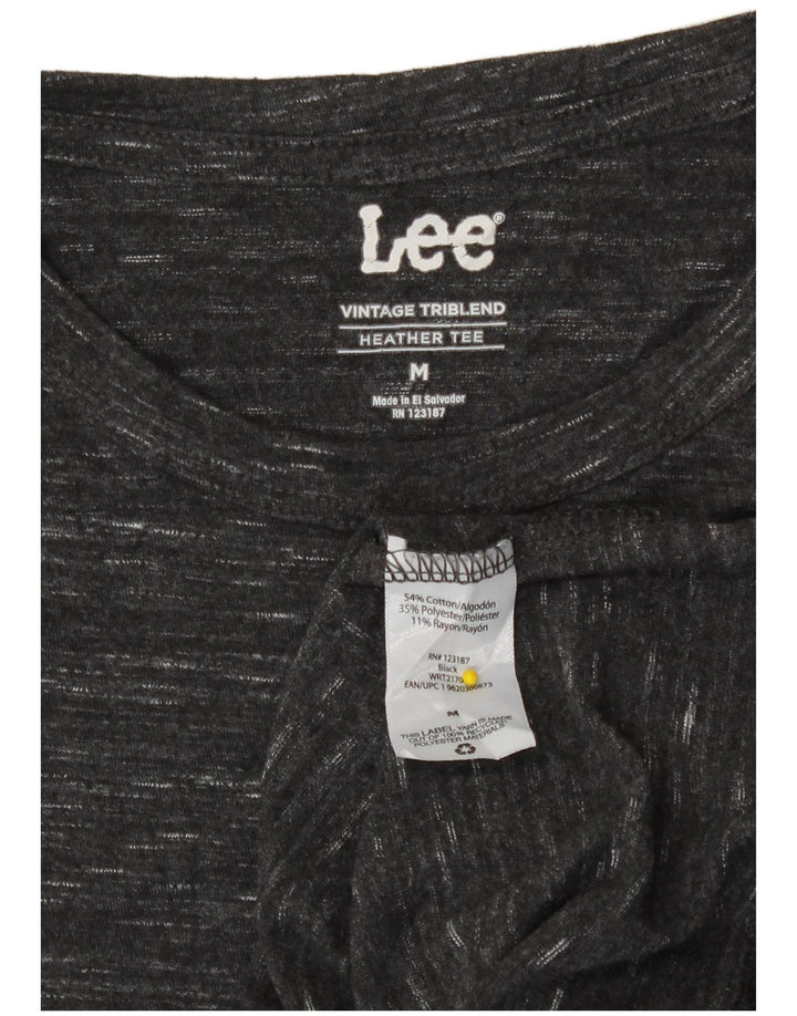 Tricou pentru bărbați Lee Top din bumbac cu pete gri mediu