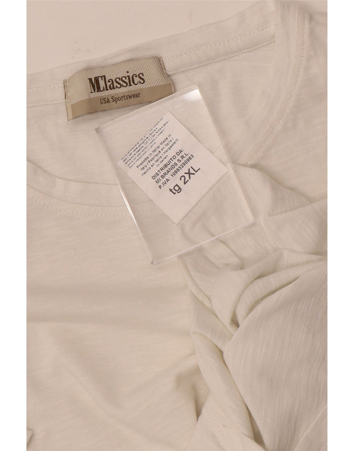 Tricou Marlboro Classics pentru bărbați Top 2XL Bumbac alb