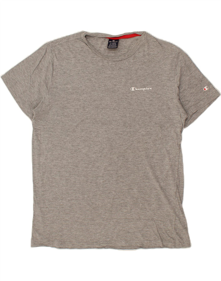 CHAMPION Mens T-Shirt Top XL Grey Vintage Champion and Second-Hand Champion from Messina Hembry 