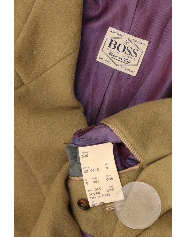 Sacou Hugo Boss pentru bărbați cu 2 nasturi IT 52 XL Lână verde