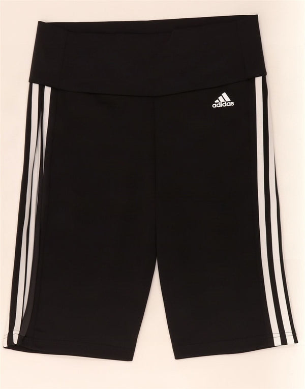 Pantaloni scurți sport Aeroready pentru femei Adidas UK 12/14 Poliester mediu negru