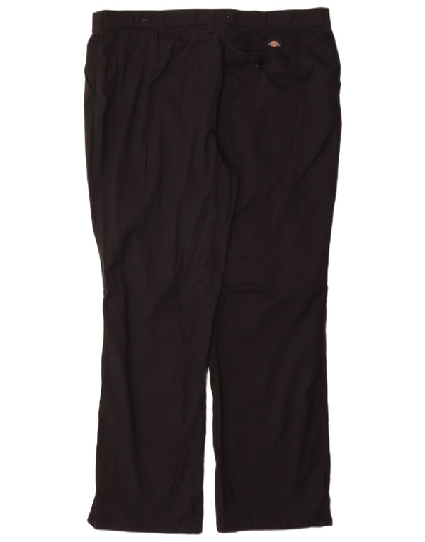 Pantaloni chino drepti pentru femei Dickies US 18 2XL W38 L32 Negru Poliester