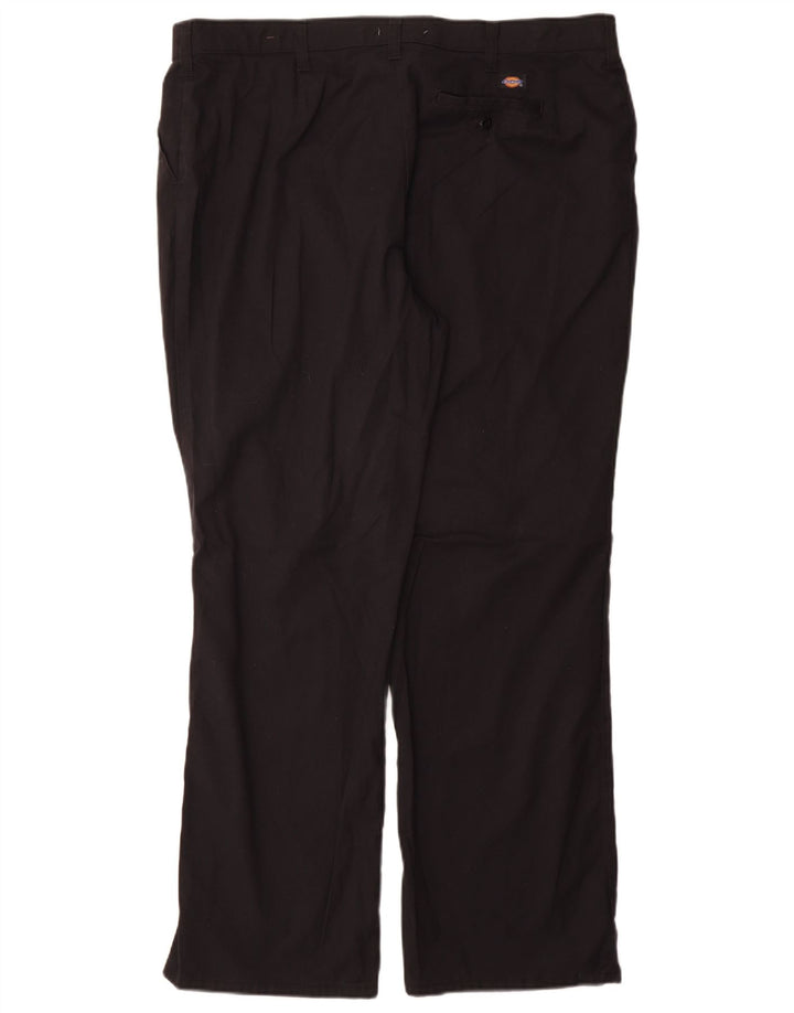 Pantaloni chino drepti pentru femei Dickies US 18 2XL W38 L32 Negru Poliester