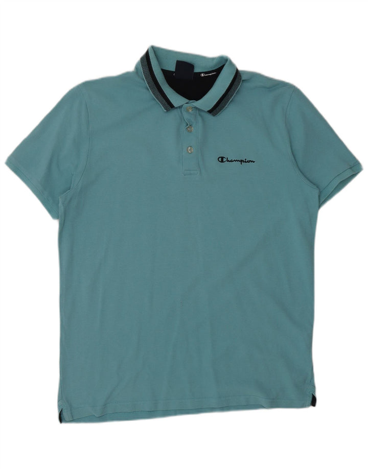 Tricou polo pentru bărbați CHAMPION, mare, albastru, bumbac