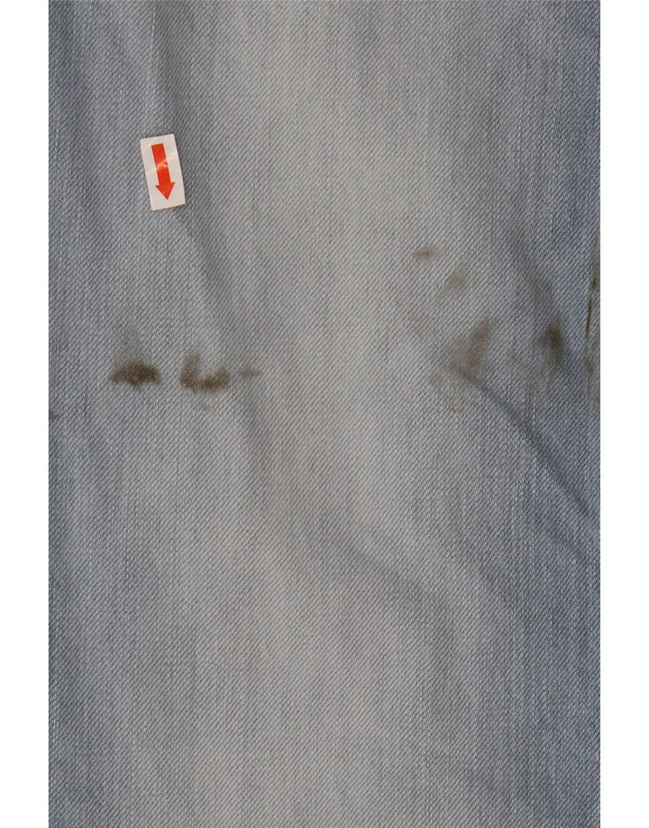 Jack & Jones Blugi subțiri Tim Distressed pentru bărbați W34 L31 albastru