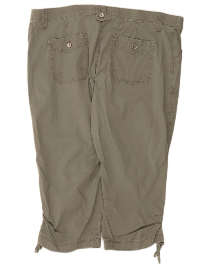 Pantaloni Capri pentru femei Lee L40 L19 bumbac gri