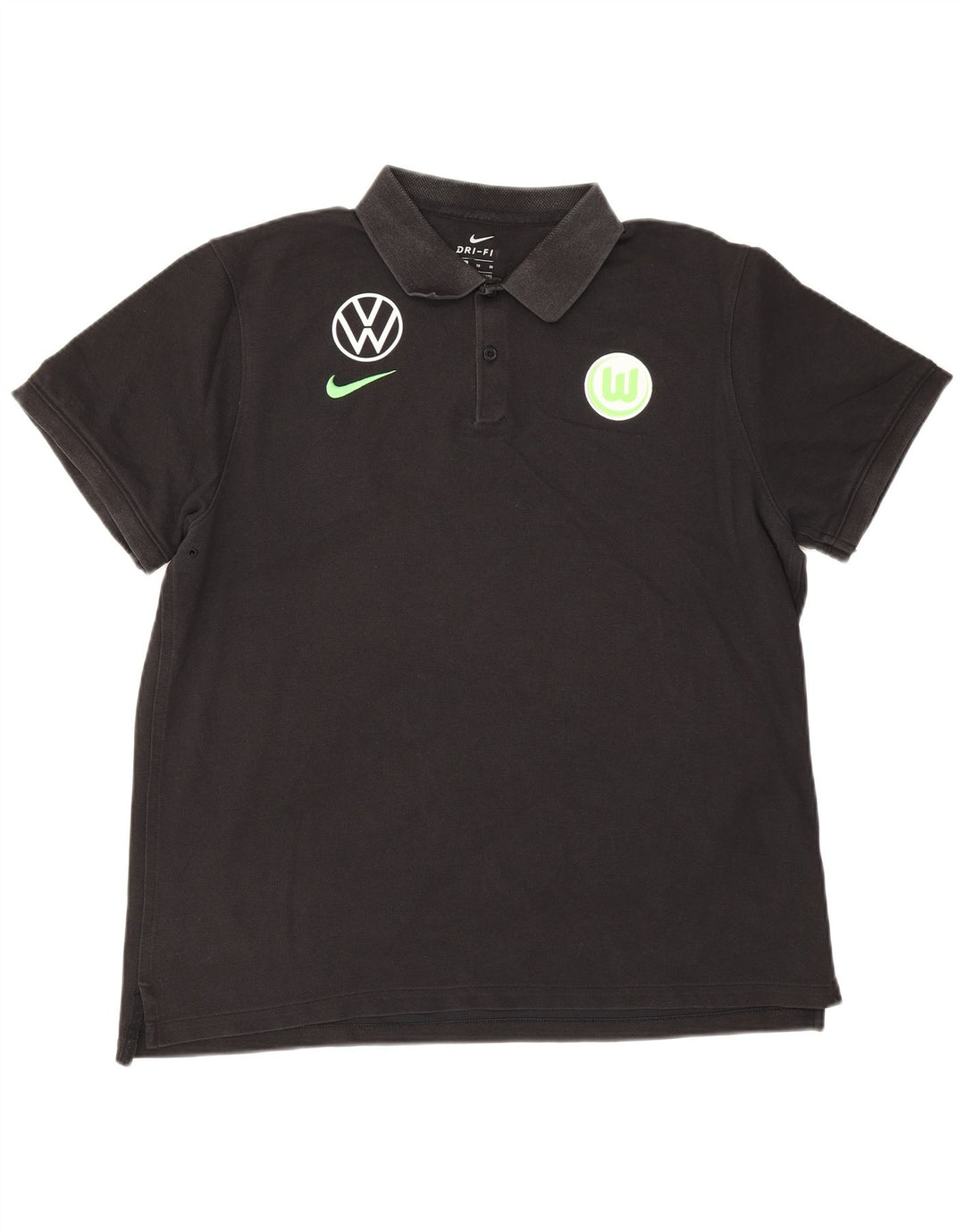 Tricou polo grafic pentru bărbați Nike XL, bumbac negru