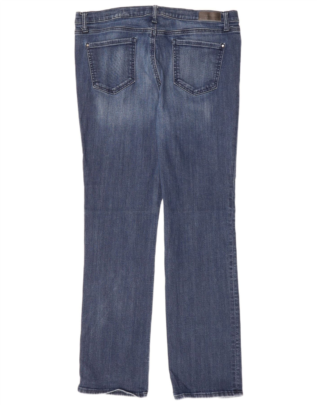 DKNY Blugi Drepți Femei L32 L32 Bumbac Albastru
