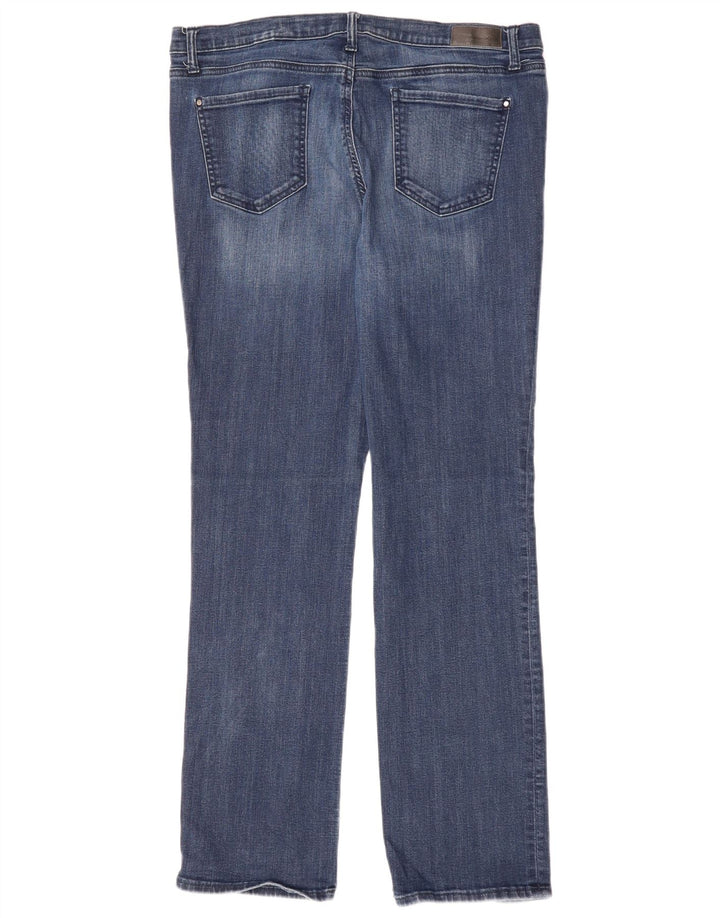 DKNY Blugi Drepți Femei L32 L32 Bumbac Albastru