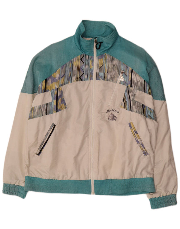 Jachetă de trening pentru femei Madison EU 40 Medium White Colorblock