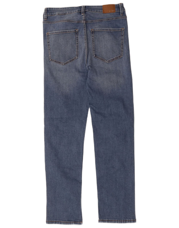 Blugi drepti pentru femei Marks & Spencer Sienna UK 12 Medium W28 L28 Albastru