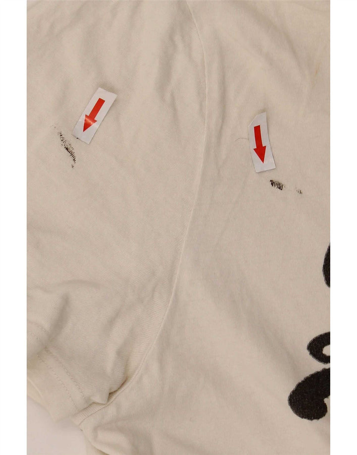 Tricou grafic Levi's pentru bărbați, cu croiala standard, top mediu din bumbac alb