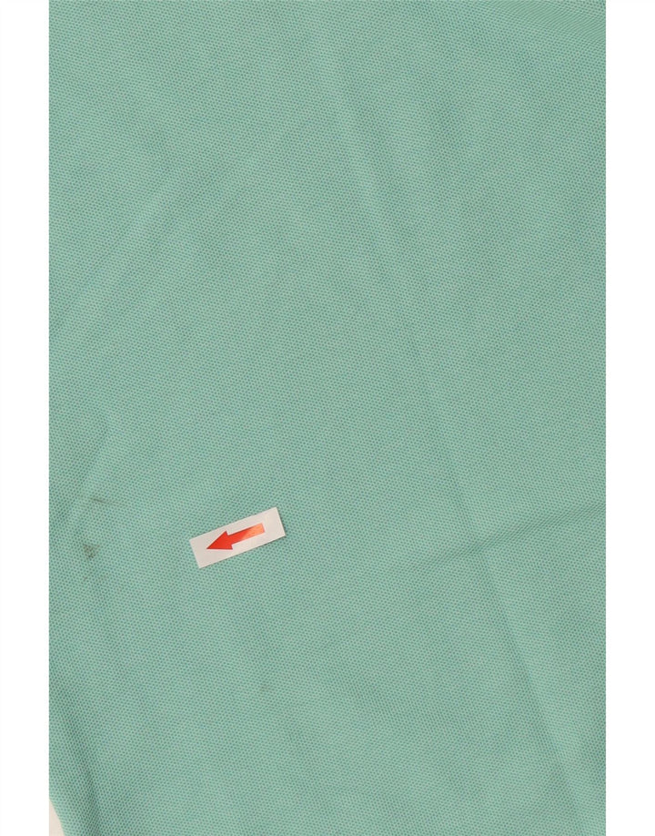 Tricou polo Izod pentru bărbați, bumbac turcoaz mare
