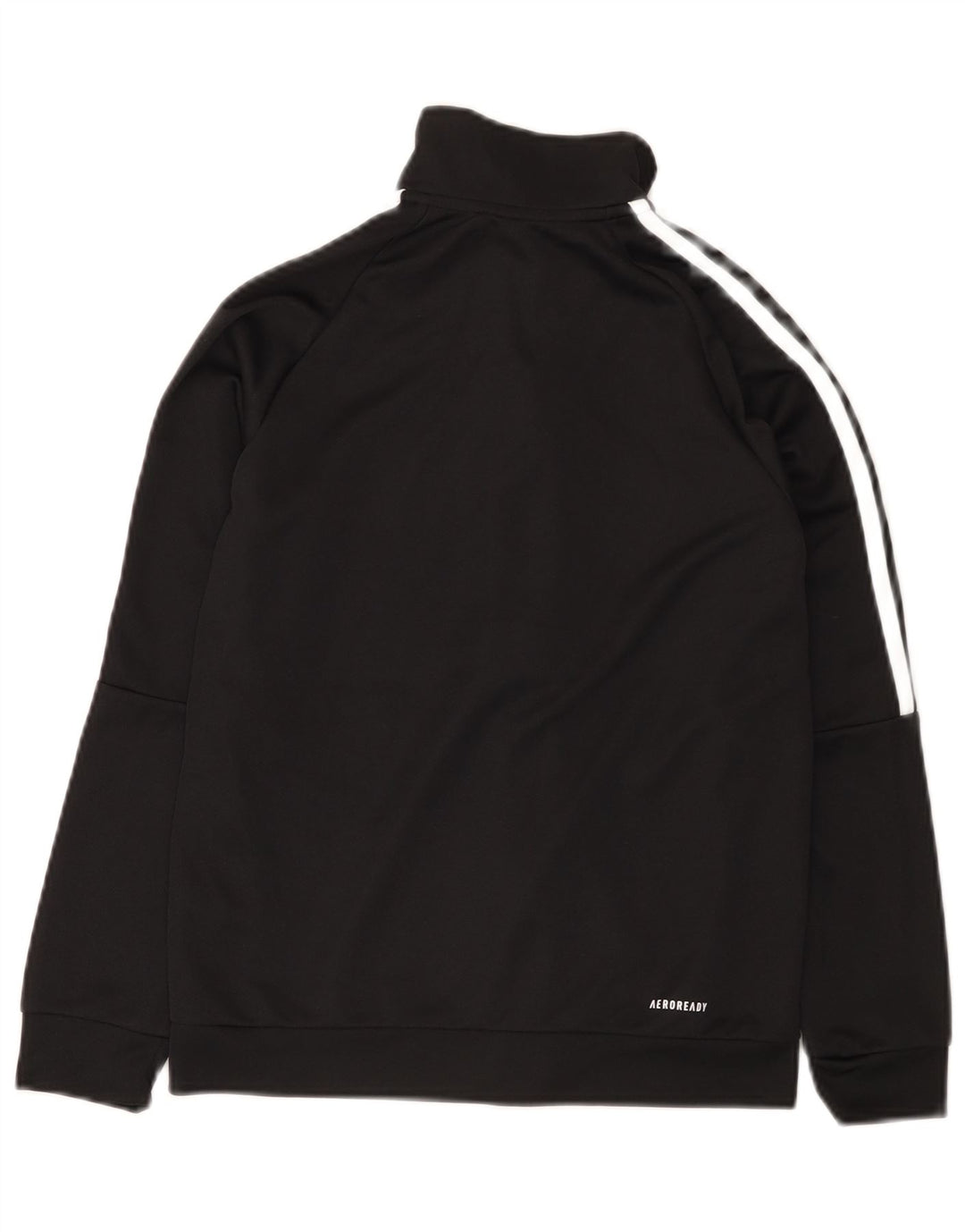 Jachetă Adidas Aeroready pentru trening pentru băieți 11-12 ani, poliester negru