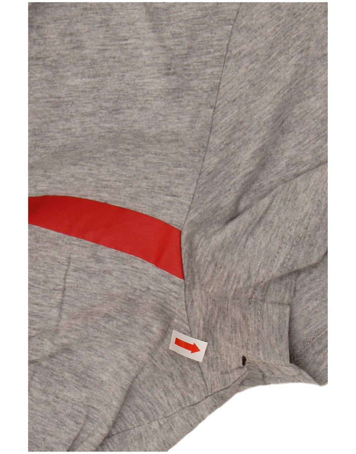 Tricou grafic Tommy Hilfiger pentru bărbați Top mic din bumbac gri