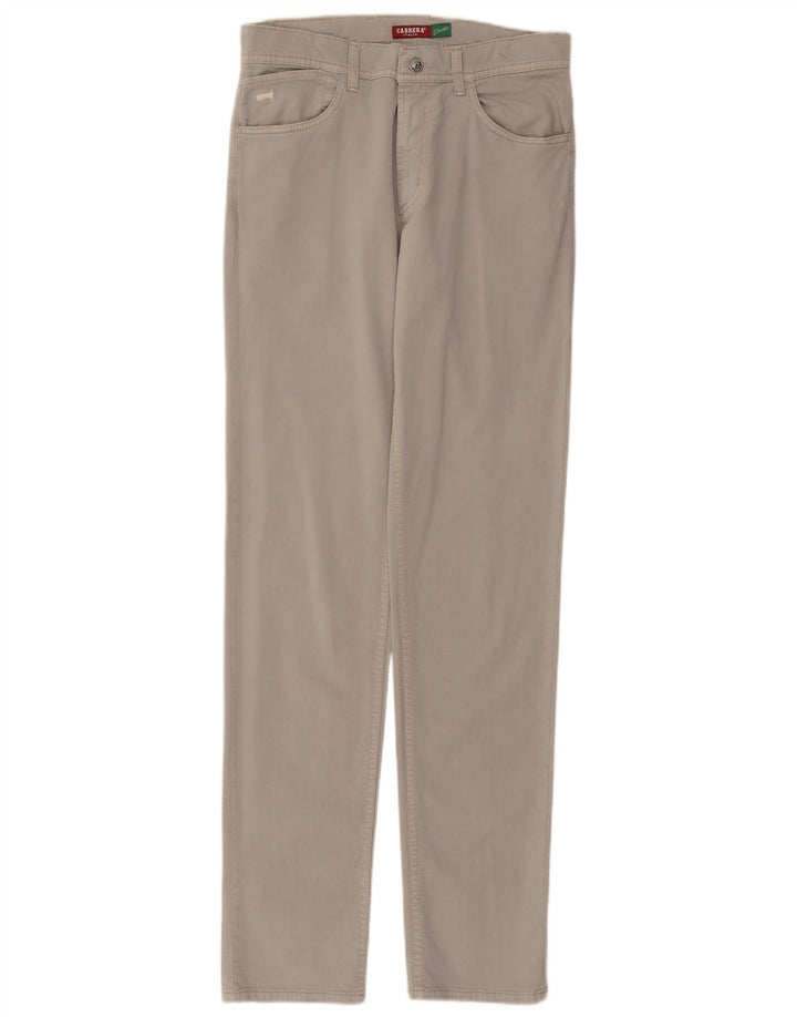 CARRERA Mens Slim Casual Trousers W30 L34 Grey