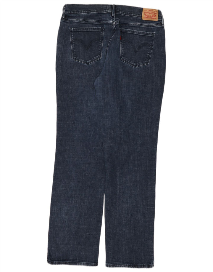 Blugi drepti 505 pentru femei Levi's W31 L32 bumbac bleumarin