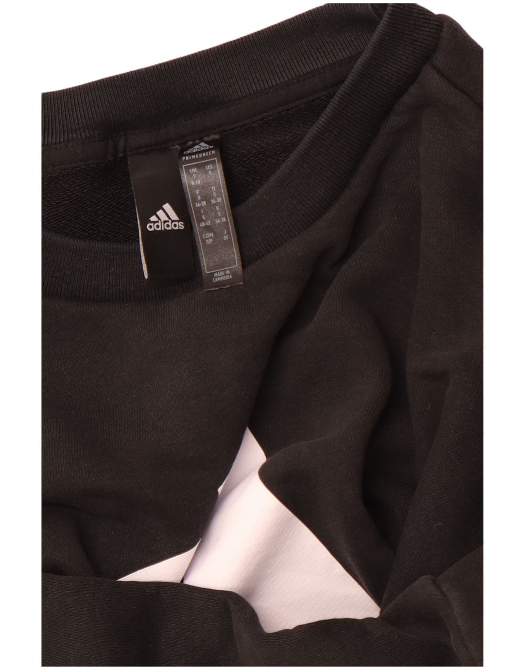 Pulover supradimensionat pentru femei Primegreen ADIDAS UK 8/10 Mic Negru