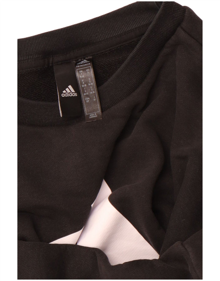 Pulover supradimensionat pentru femei Primegreen ADIDAS UK 8/10 Mic Negru