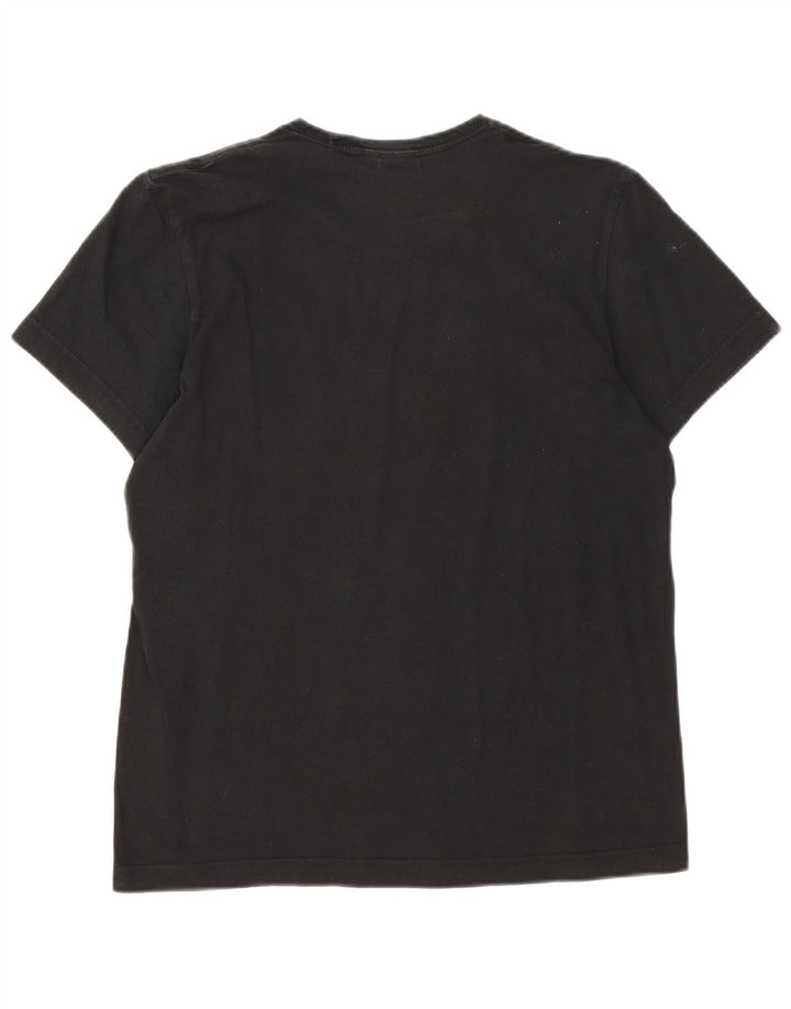 Tricou grafic Adidas pentru bărbați Top mediu negru bumbac