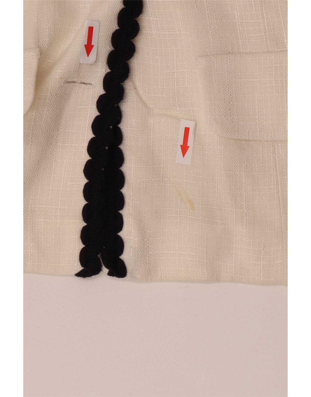 Sacou blazer cu 3 nasturi pentru femei Luisa Spagnoli, IT 46, mare, alb