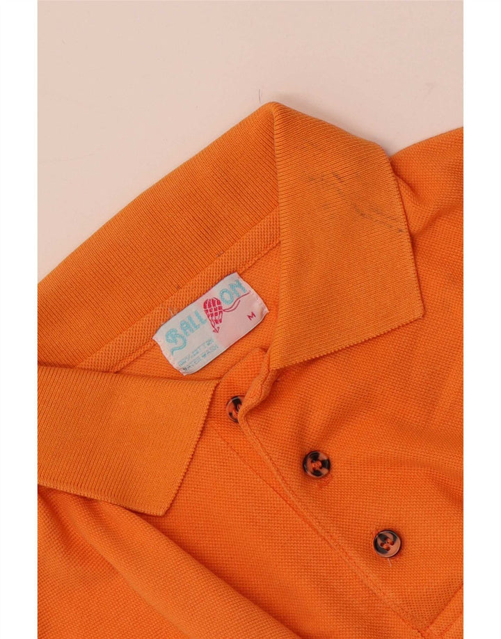 Ball On Tricou Polo pentru bărbați, bumbac portocaliu mediu