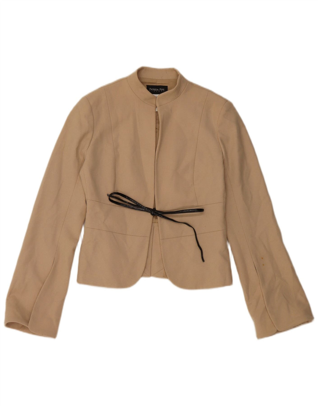 PATRIZIA PEPE Jachetă Blazer Femei IT 40 Mic Lână Bej