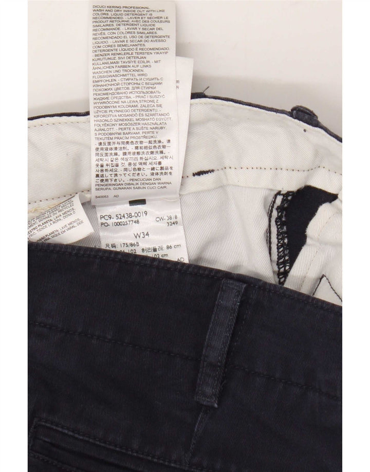 Pantaloni scurți chino pentru bărbați Levi's W34, mari, albastru, bumbac