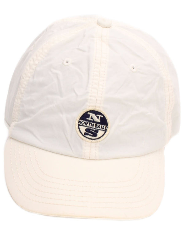 North Sails Boys Graphic Baseball Cap 7-8 Years Medium White Sports