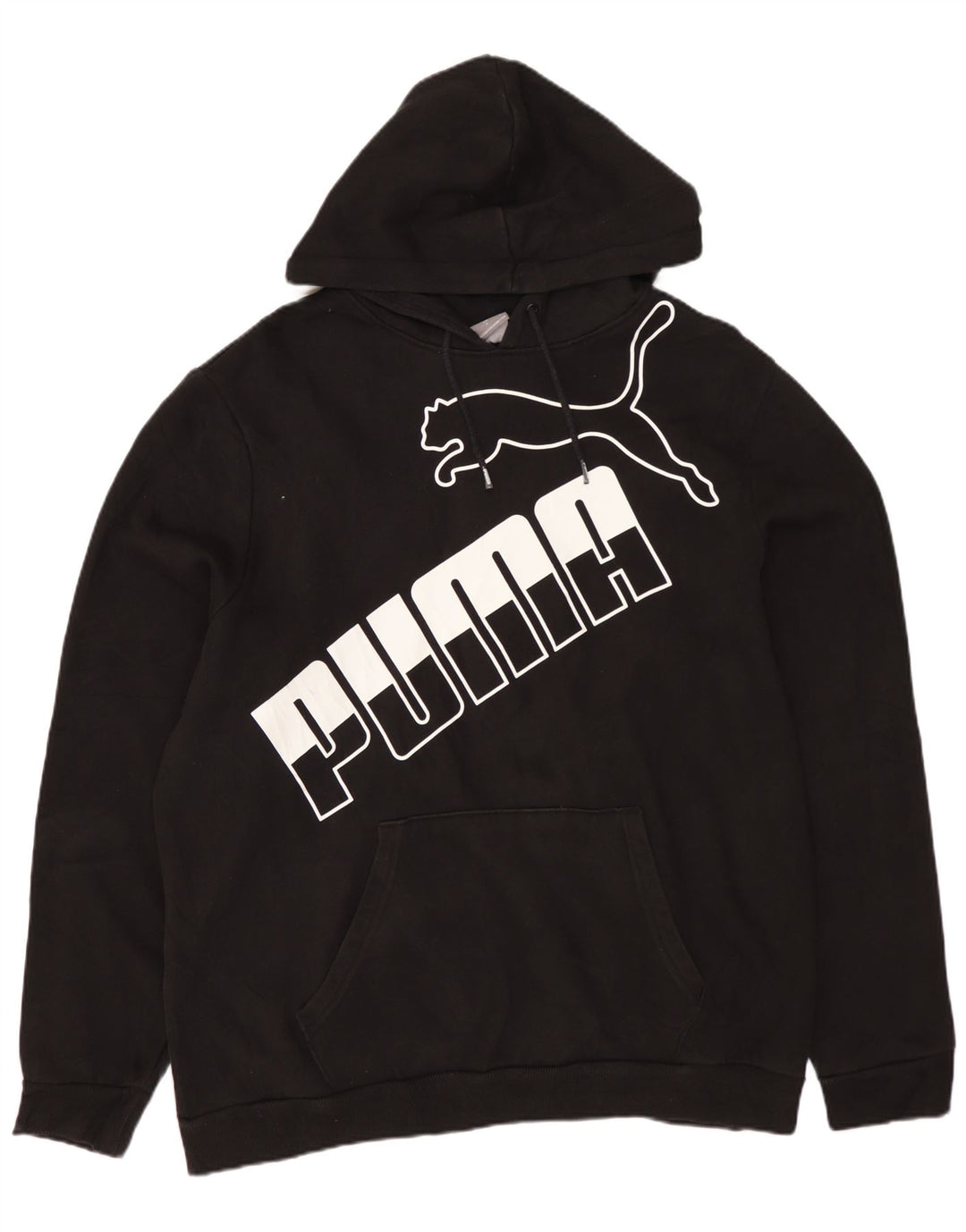 Pulover cu glugă grafic PUMA pentru bărbați, mare, negru
