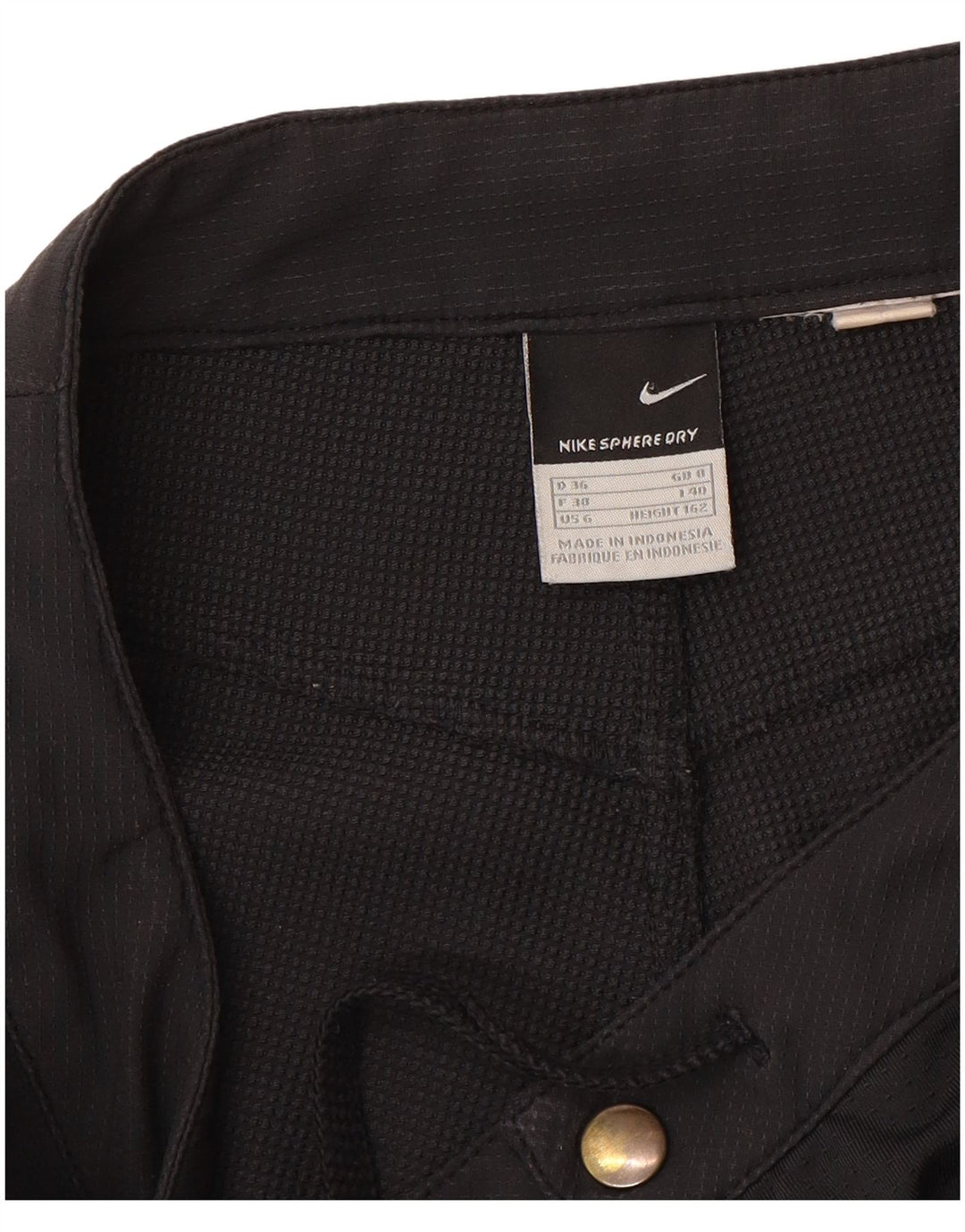 Pantaloni drepti impermeabili pentru femei Nike UK 8 Small W30 L30 Negru Paisley