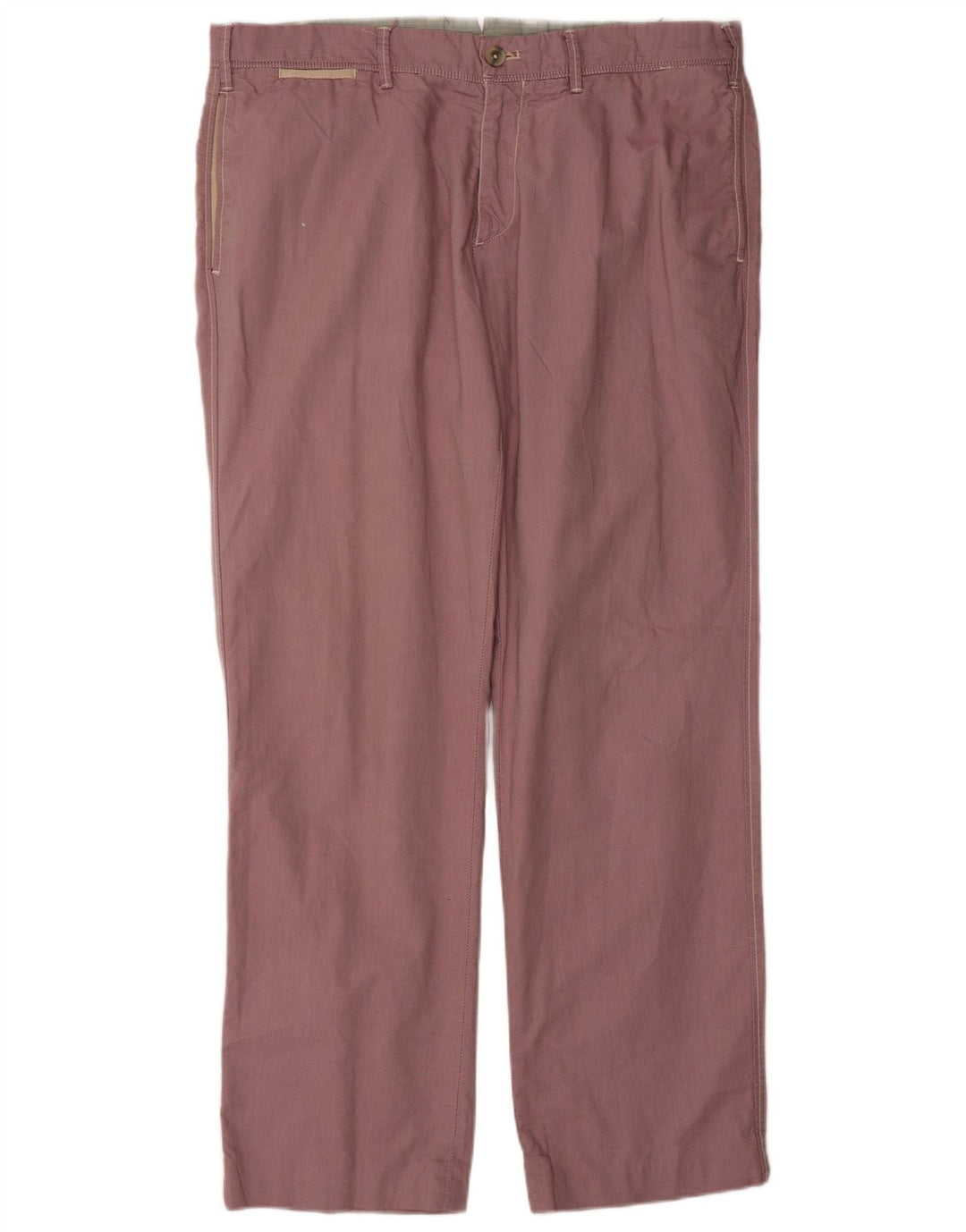 MASSIMO DUTTI Pantaloni chino pentru bărbați EU 44 Large W34 L31 Pink Classic