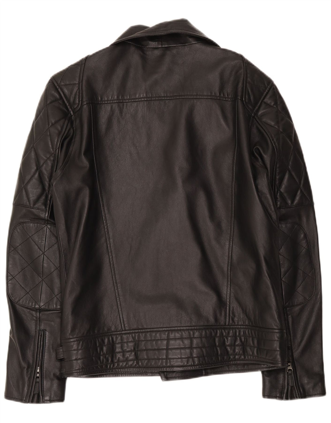 Jachetă biker din piele pentru bărbați Bertanni UK 38 Medium Black