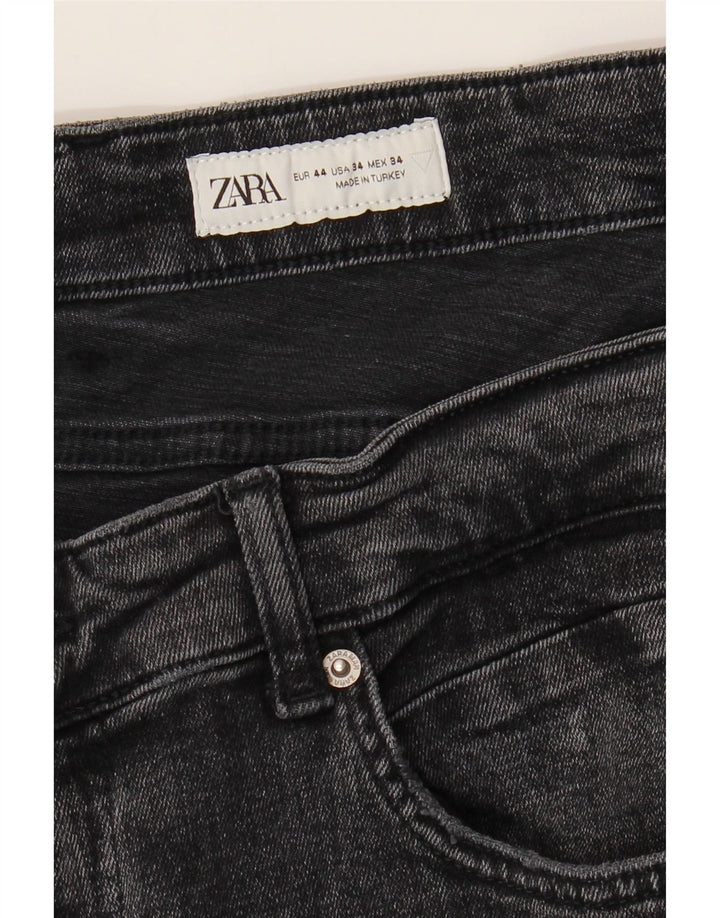 Blugi slim pentru bărbați Zara EU 44 Large W34 L28 Gri