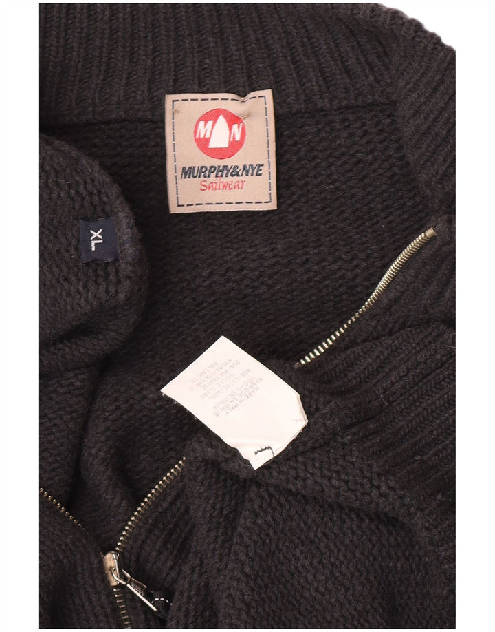 Pulover cardigan pentru bărbați Murphy & Nye XL Lână gri
