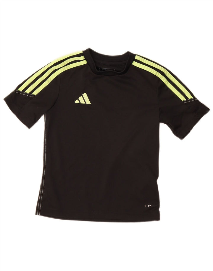 Tricou Băieți Adidas Top 7-8 Ani Poliester Negru