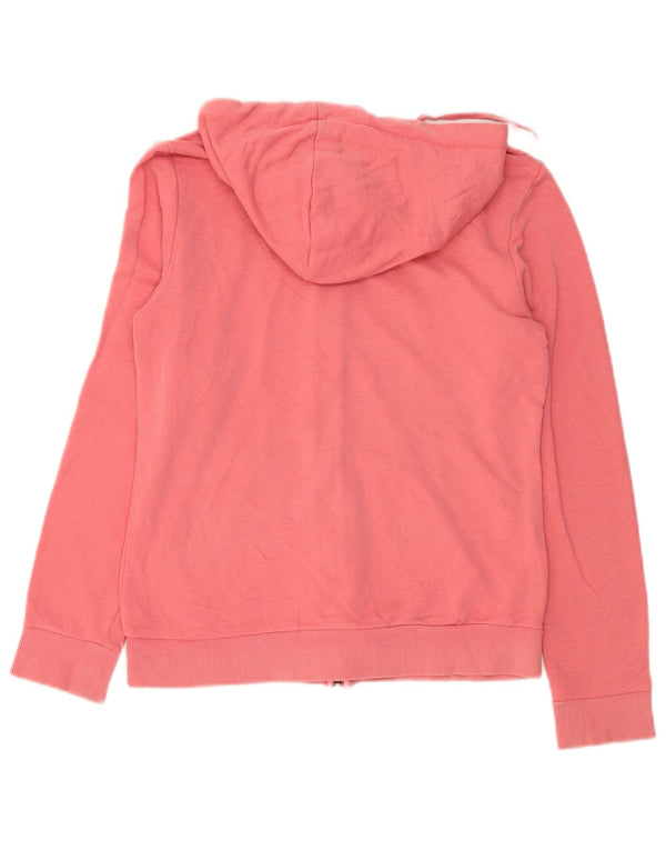 Pulover Adidas Graphic Zip pentru femei UK 8 Small Pink