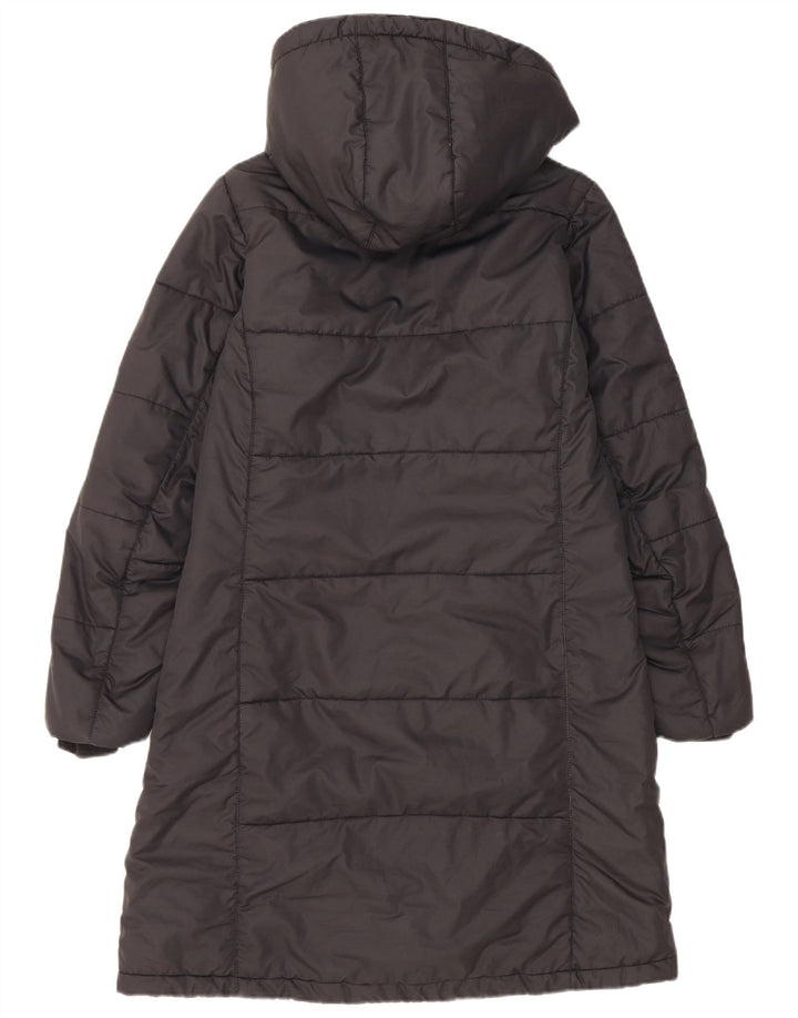 Jack Wolfskin Jachetă căptușită cu glugă pentru femei UK 10 Poliester negru mic