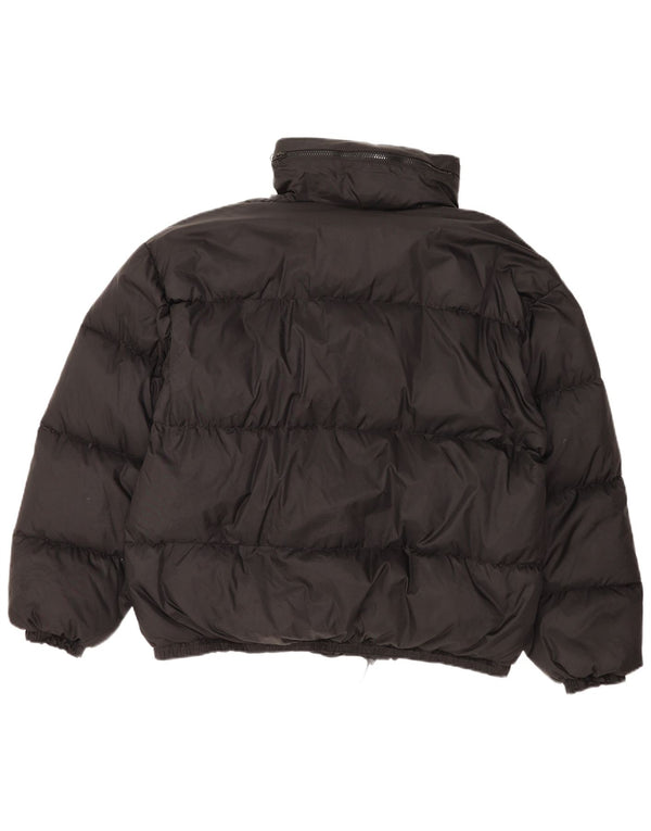 Jachetă căptușită cu glugă pentru bărbați Lotto UK 42/44 XL Nylon negru