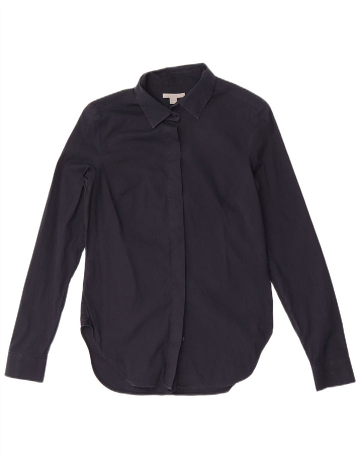 Cămașă Cos Femei EU 34 XS Bumbac bleumarin