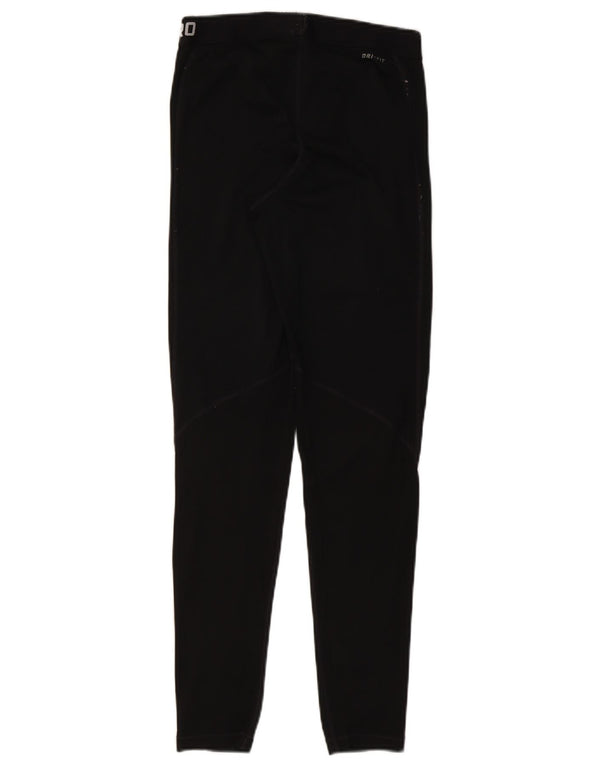 Leggings Nike Dri Fit Graphic pentru femei UK 12 Poliester mediu negru