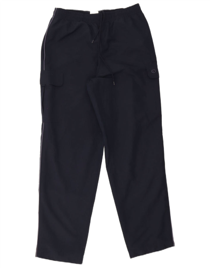 Pantaloni de trening cargo pentru bărbați Champion, poliester mediu albastru bleumarin