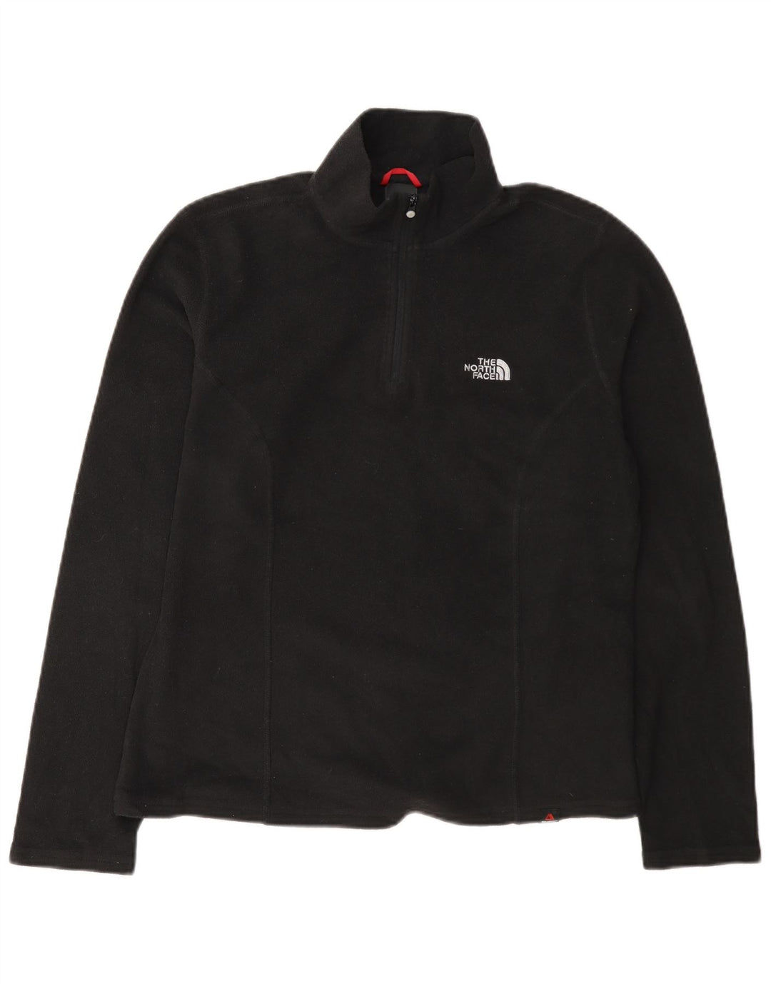 Pulover din lână The North Face pentru femei, cu fermoar și gât, UK 14 Poliester mediu negru