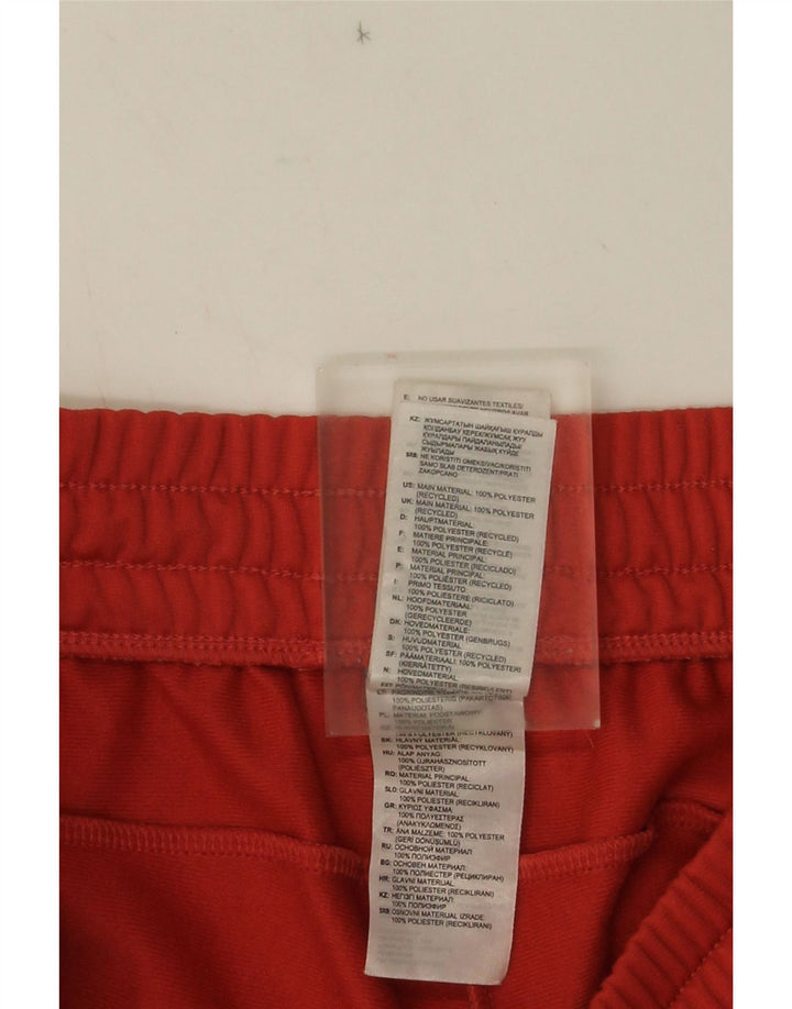 Pantaloni de trening Adidas pentru femei Marea Britanie 16/18 Poliester roșu mare