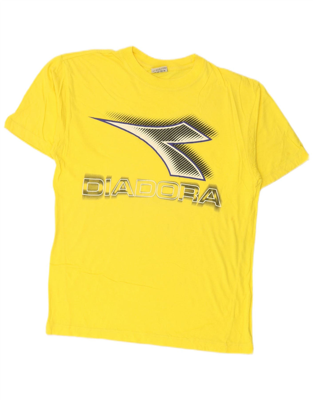 DIADORA Tricou grafic pentru bărbați Top Bumbac galben mediu