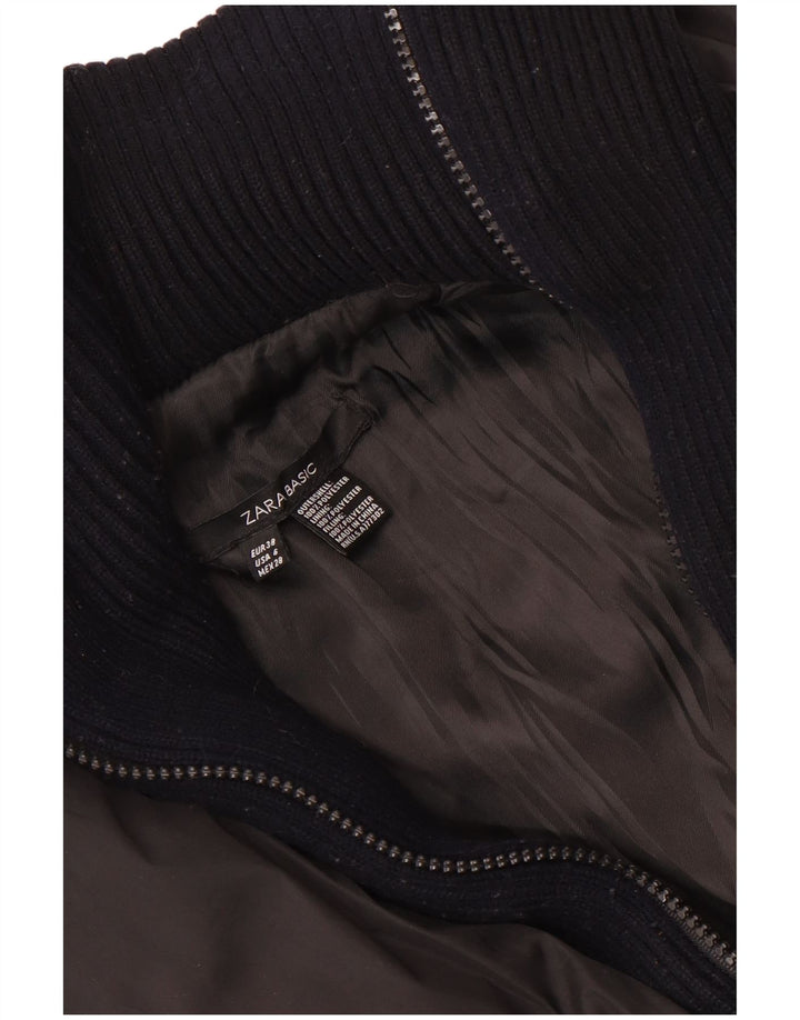 Jachetă Căptușită pentru Damă Zara EU 38 Mic Negru Poliester