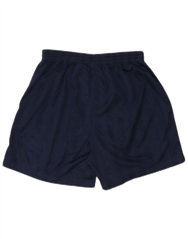 Pantaloni scurți sport Nike pentru bărbați, mari, albastru, poliester cu dungi