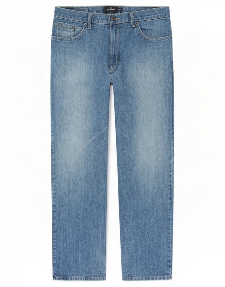 Blugi drepti pentru bărbați Marks & Spencer Blue Harbour W34 L31 bumbac