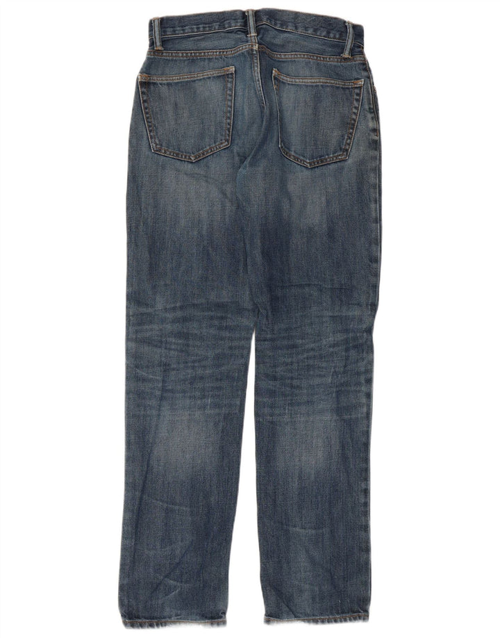 Blugi Distressed drepte pentru femei Gap W28 L32 Bumbac albastru