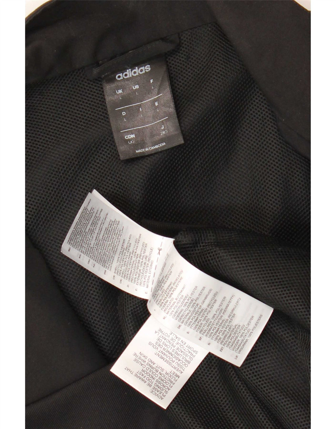 Adidas pentru bărbați Climalite Trening Top Jachetă mare, negru, poliester